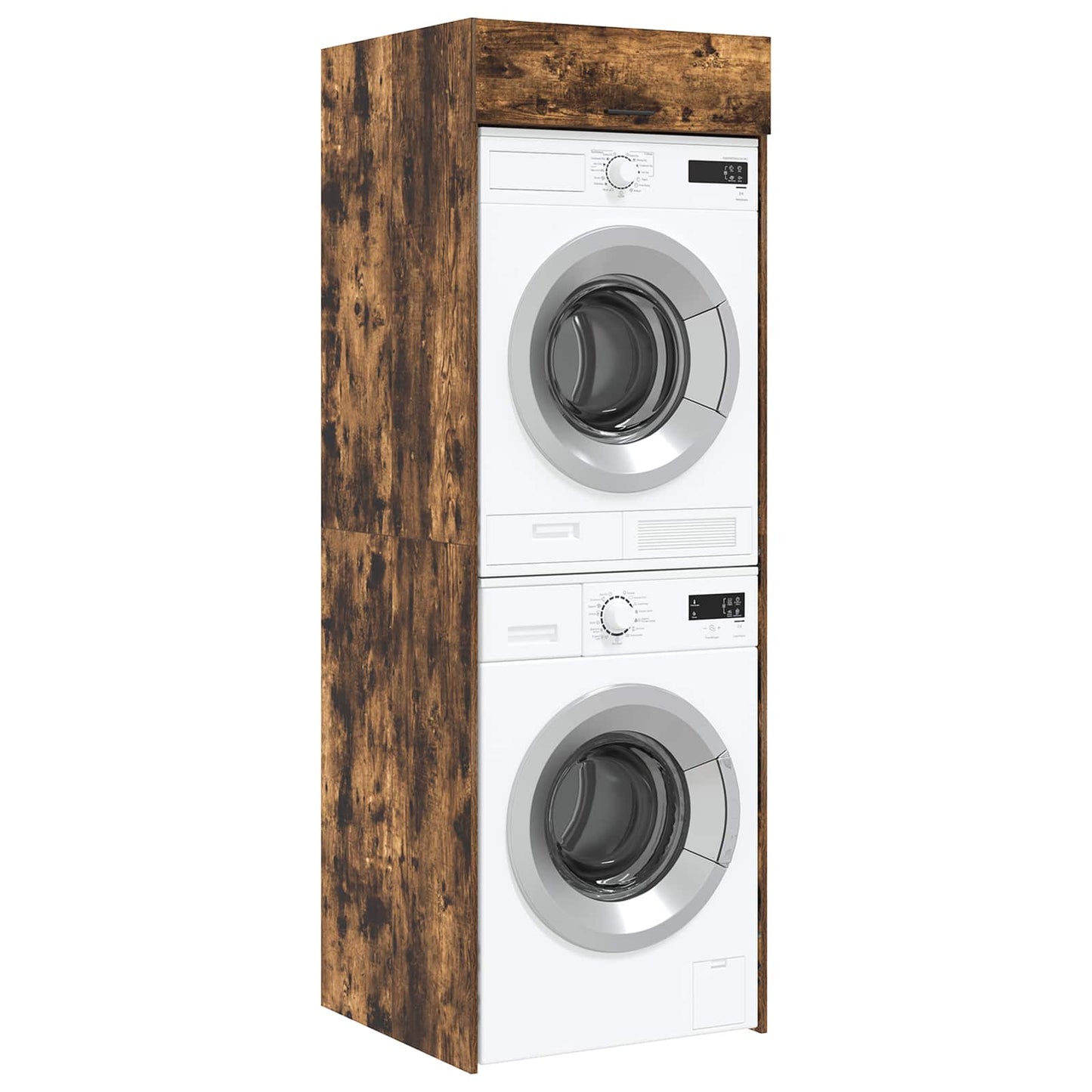 Mobiletto per lavatrice Rovere fumé 67,5 x 68 x 200 cm | homemem39