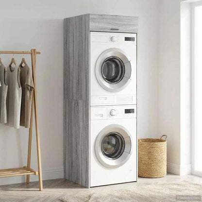 Mobiletto per lavatrice Grigio Sonoma 67,5 x 68 x 200 cm | homemem39