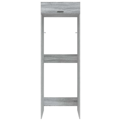Mobiletto per lavatrice Grigio Sonoma 67,5 x 68 x 200 cm | homemem39