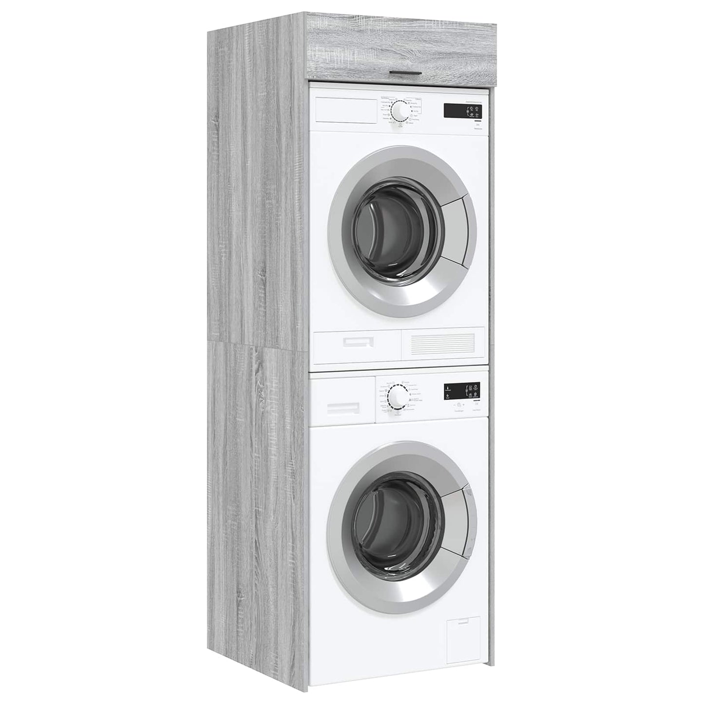 Mobiletto per lavatrice Grigio Sonoma 67,5 x 68 x 200 cm | homemem39