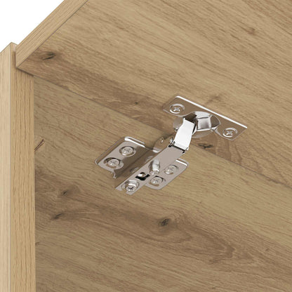 Mobiletto per lavatrice Rovere artigianale 67,5 x 68 x 200 cm | homemem39