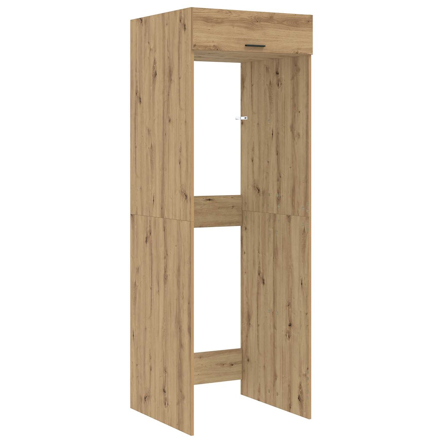 Mobiletto per lavatrice Rovere artigianale 67,5 x 68 x 200 cm | homemem39