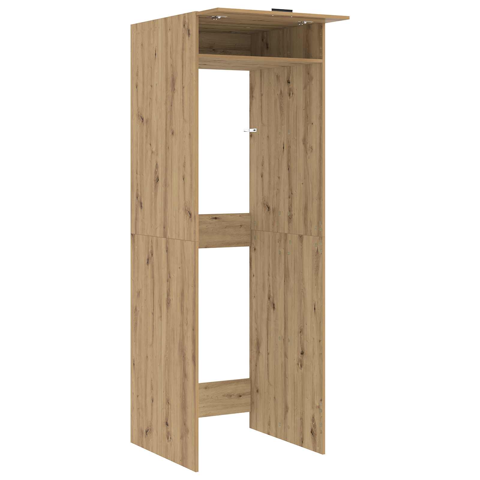 Mobiletto per lavatrice Rovere artigianale 67,5 x 68 x 200 cm | homemem39