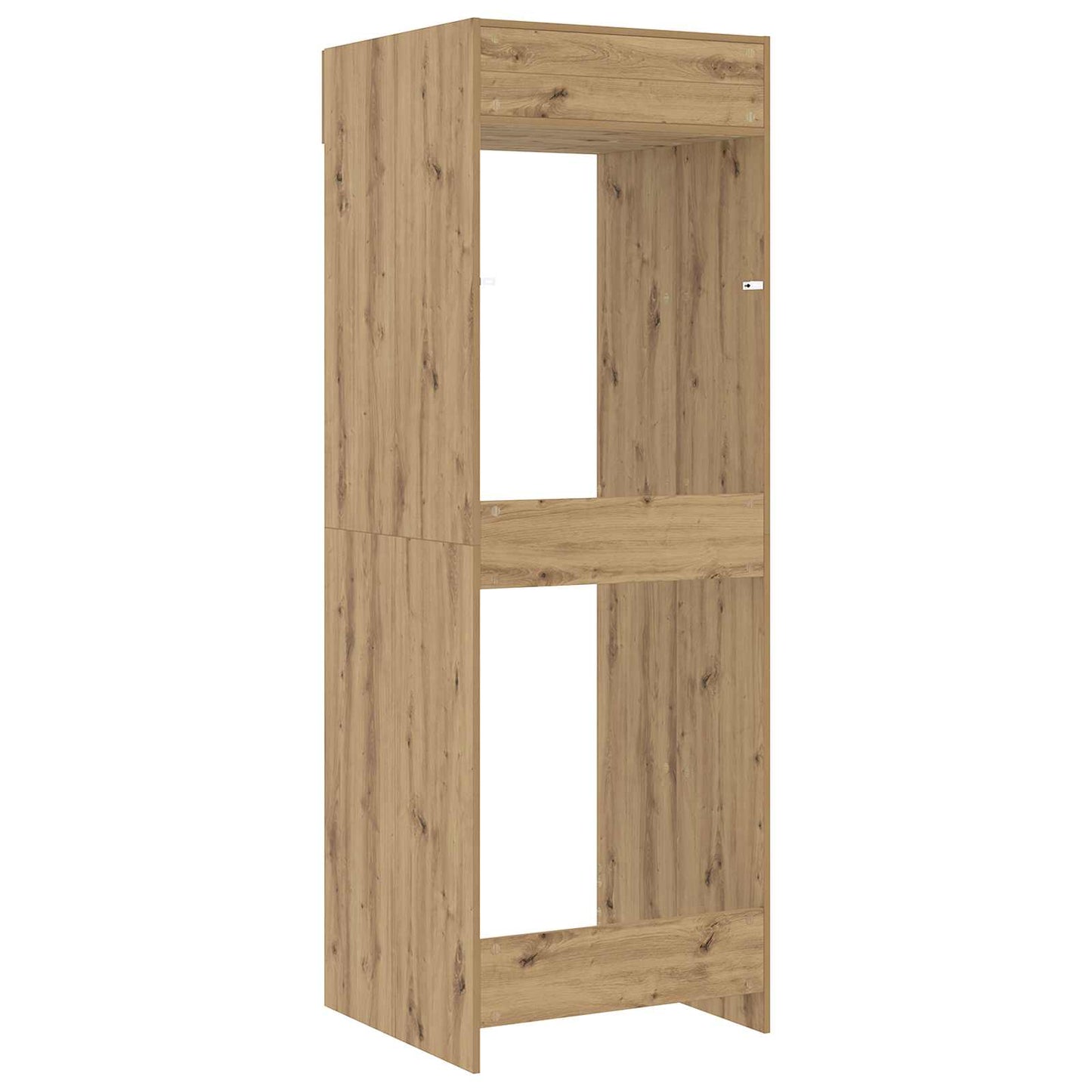 Mobiletto per lavatrice Rovere artigianale 67,5 x 68 x 200 cm | homemem39