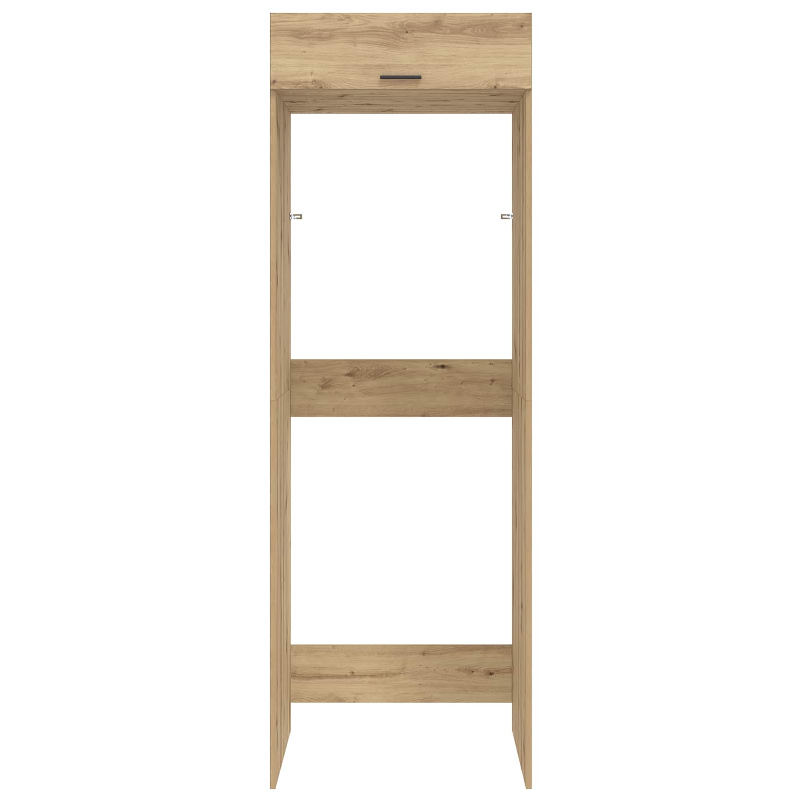 Mobiletto per lavatrice Rovere artigianale 67,5 x 68 x 200 cm | homemem39