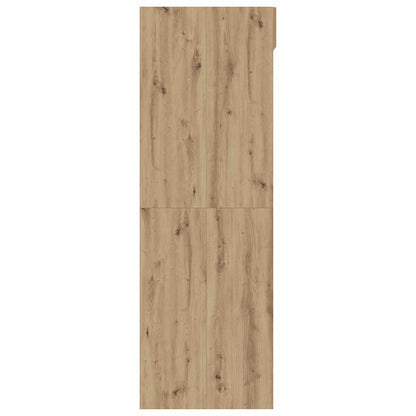 Mobiletto per lavatrice Rovere artigianale 67,5 x 68 x 200 cm | homemem39
