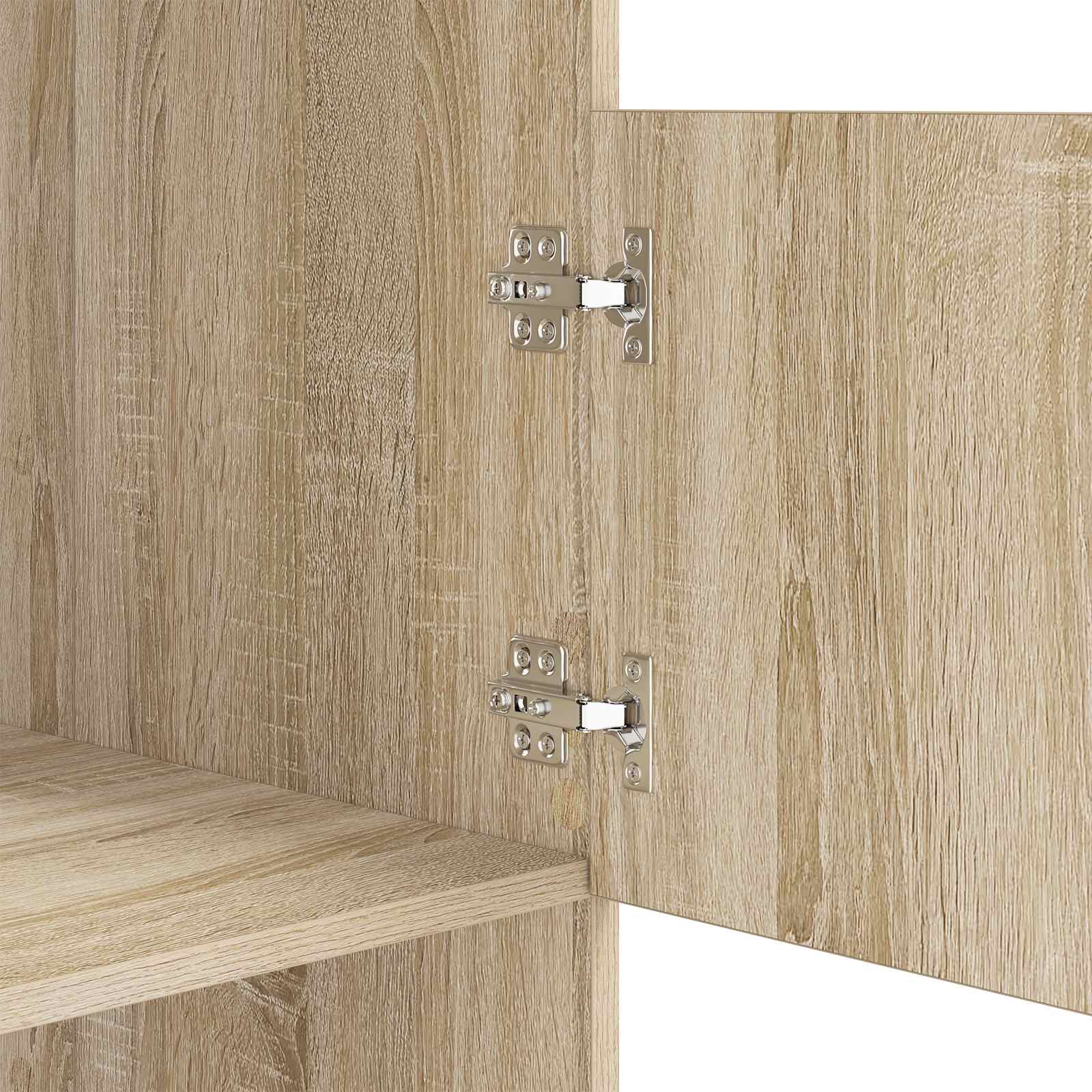 Mobile da lavanderia Sonoma 50 x 68 x 162 cm Legno multistrato | homemem39