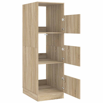Mobile da lavanderia Sonoma 50 x 68 x 162 cm Legno multistrato | homemem39
