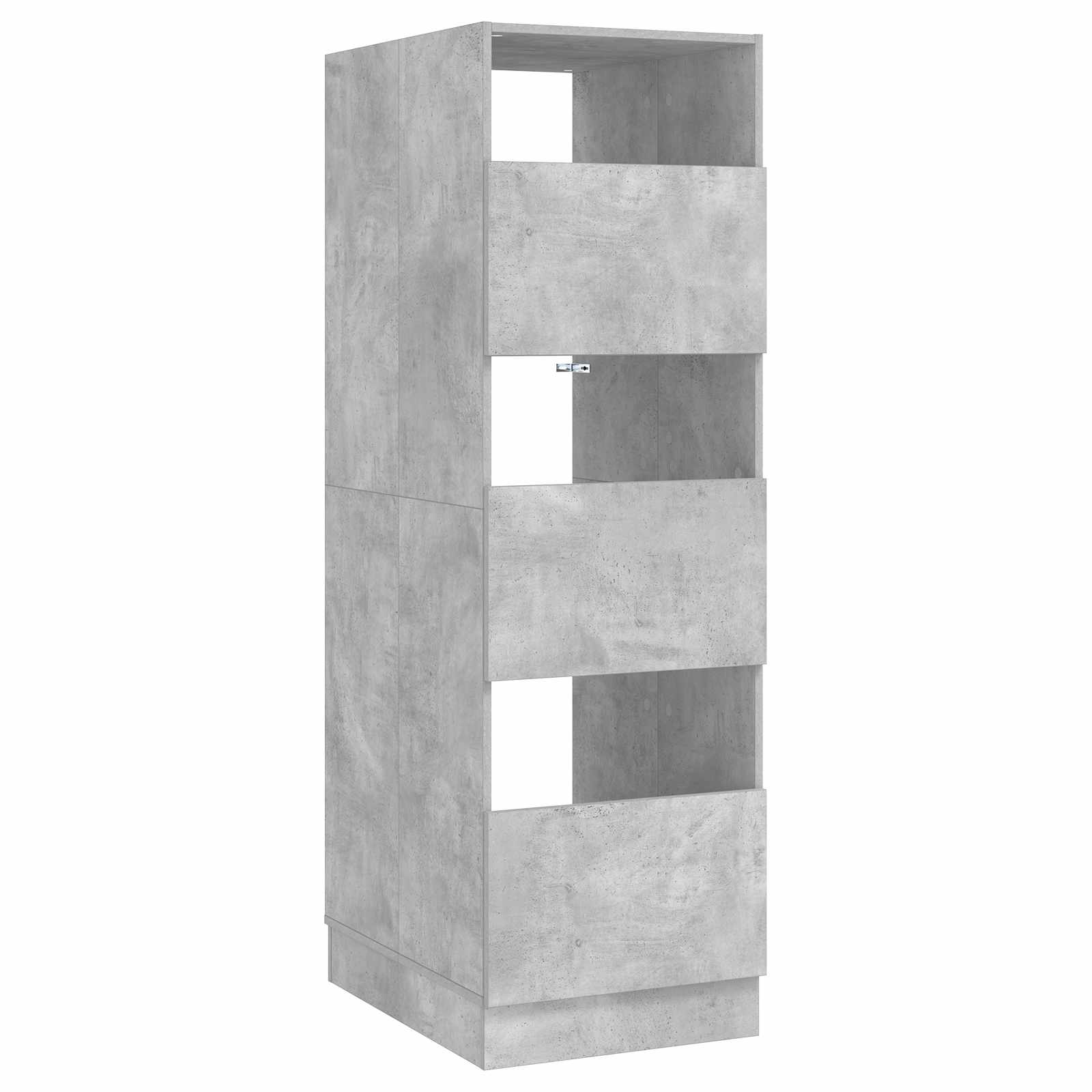 Mobile da lavanderia con porta Calcestruzzo 50 x 68 x 162 cm | homemem39