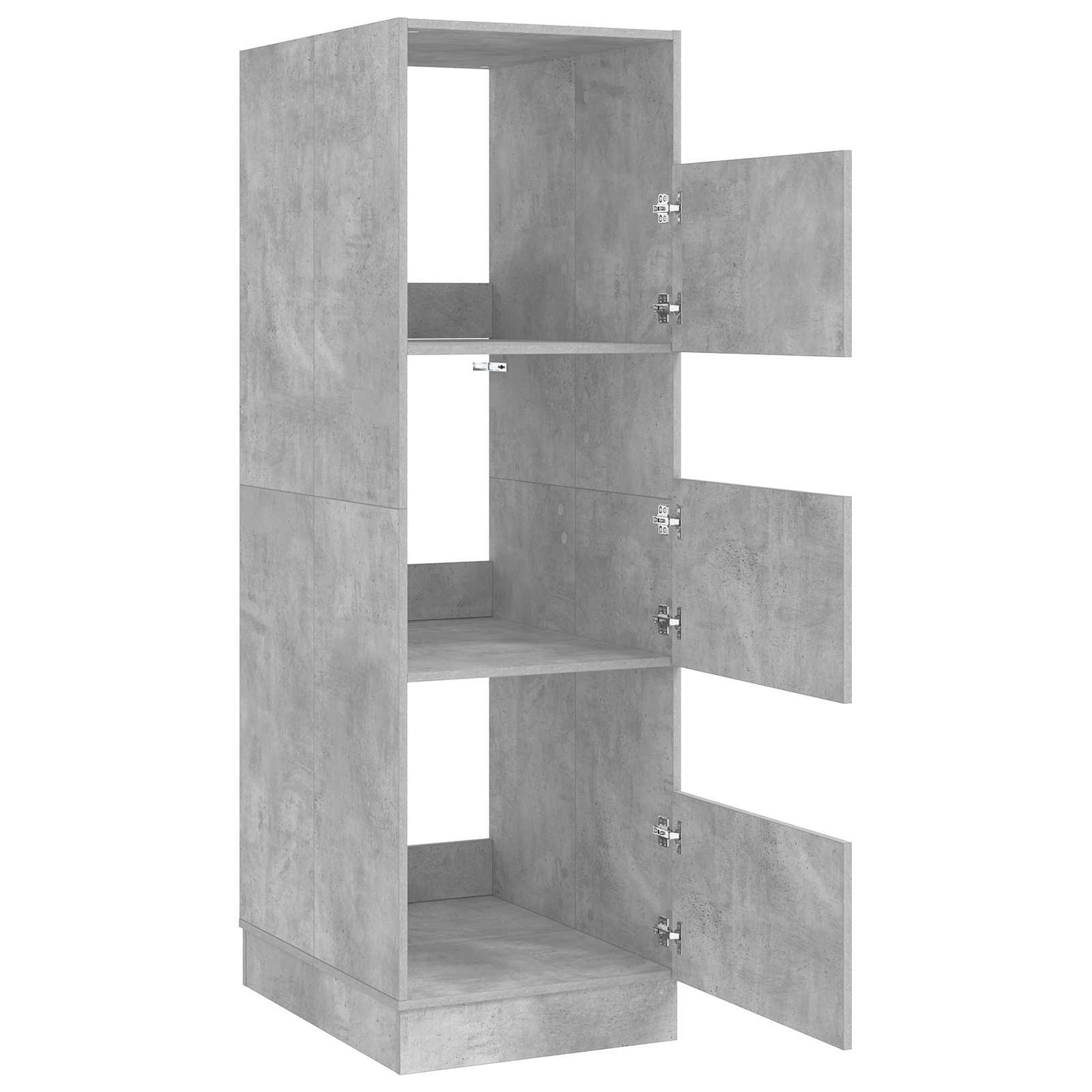 Mobile da lavanderia con porta Calcestruzzo 50 x 68 x 162 cm | homemem39