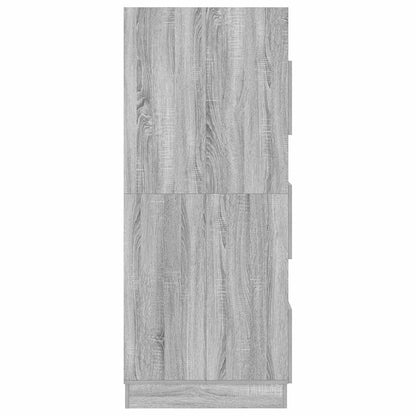 Mobile da lavanderia con porta Grigio Sonoma 50 x 68 x 162 cm | homemem39