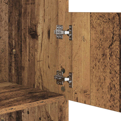 Mobile da lavanderia con porta Legno vecchio Legno multistrato