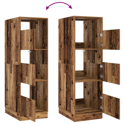 Mobile da lavanderia con porta Legno vecchio Legno multistrato