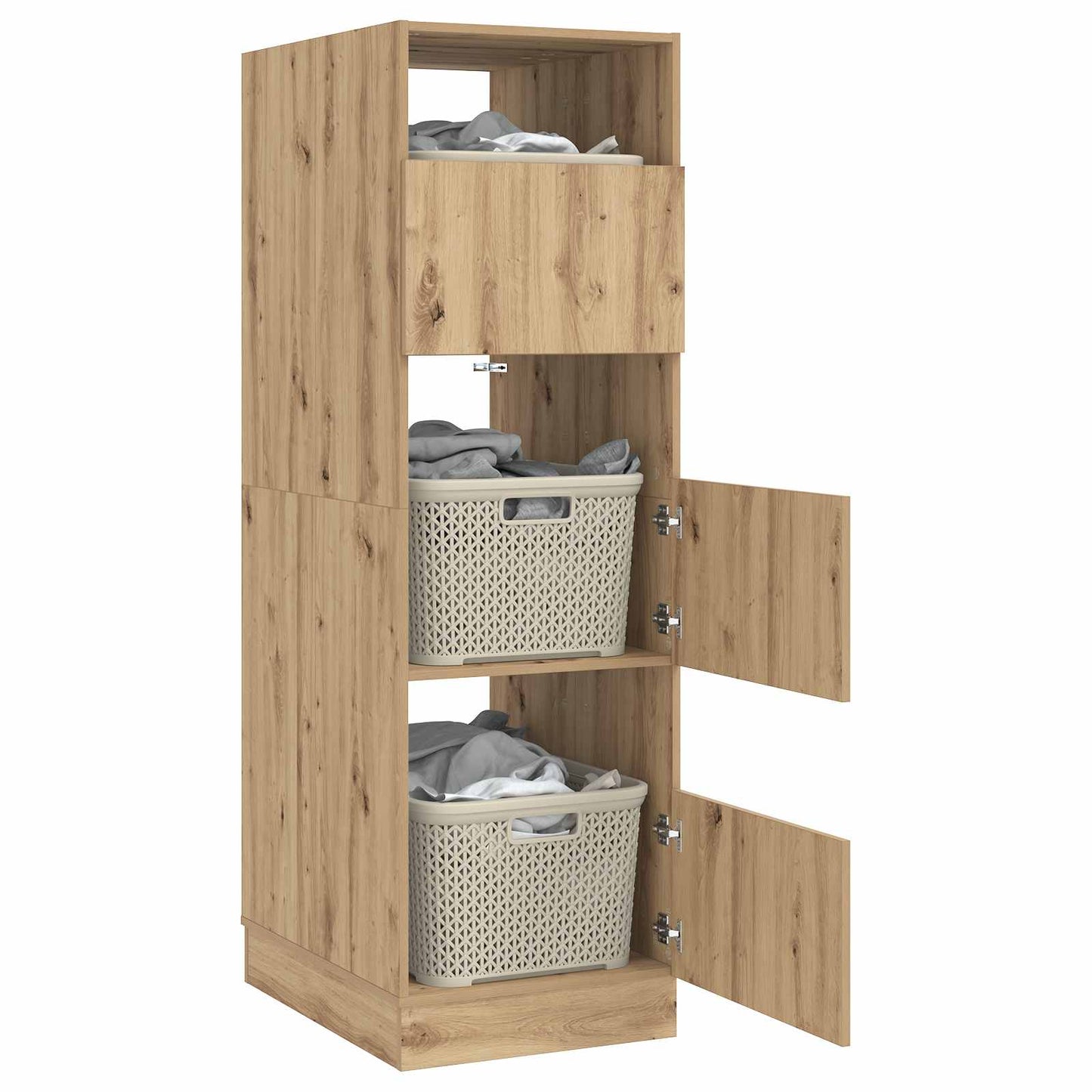 Mobile da lavanderia Rovere artigianale Legno multistrato | homemem39