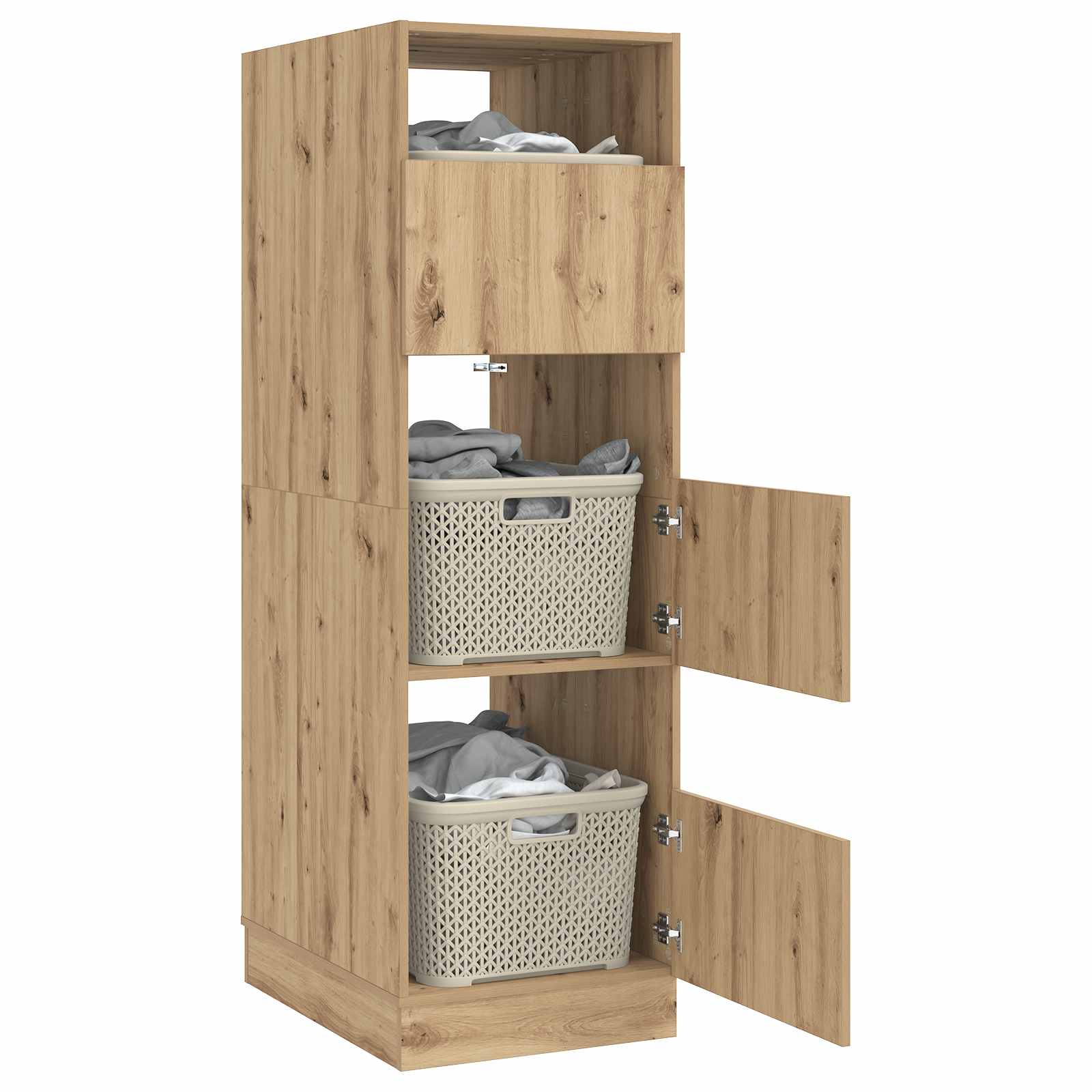 Mobile da lavanderia Rovere artigianale Legno multistrato | homemem39