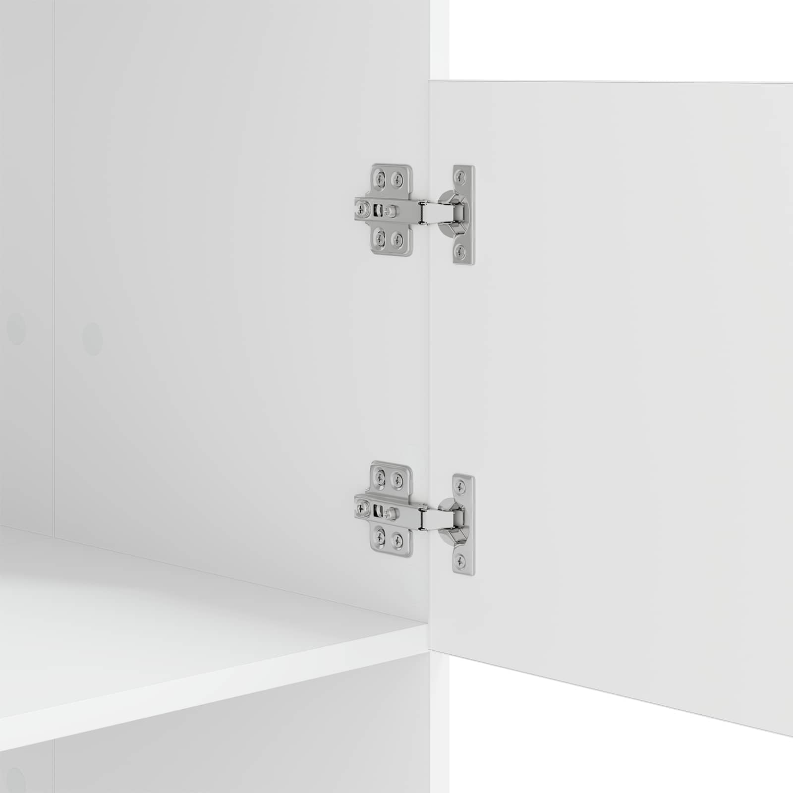 Mobile da lavanderia Bianco 50 x 68 x 102 cm Legno multistrato | homemem39