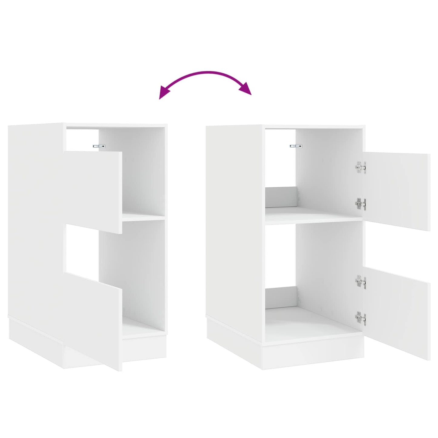 Mobile da lavanderia Bianco 50 x 68 x 102 cm Legno multistrato | homemem39