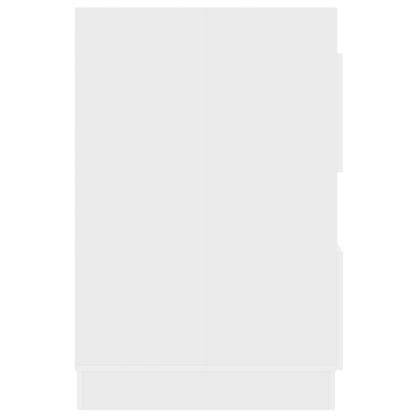 Mobile da lavanderia Bianco 50 x 68 x 102 cm Legno multistrato | homemem39