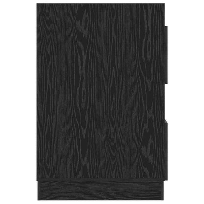Mobile da lavanderia con porta Rovere Nero 50 x 68 x 102 cm