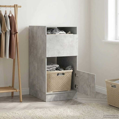 Mobile da lavanderia con porta Calcestruzzo Legno multistrato | homemem39