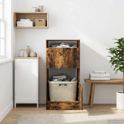 Mobile da lavanderia con porta Rovere fumé Legno multistrato