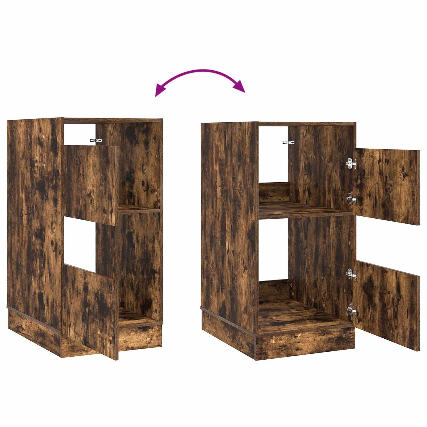 Mobile da lavanderia con porta Rovere fumé Legno multistrato | homemem39