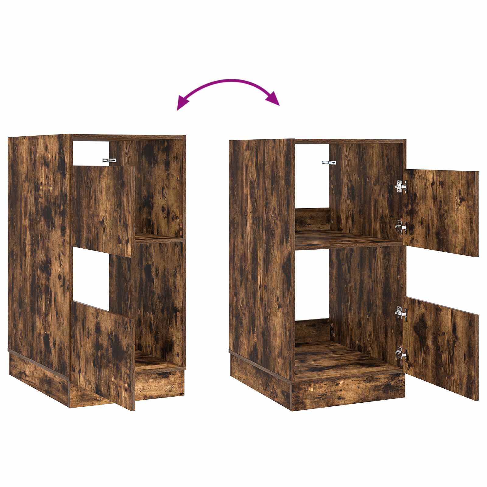 Mobile da lavanderia con porta Rovere fumé Legno multistrato | homemem39