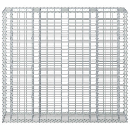 Letto rialzato in gabbione 2 pcs Argento 170 x 50 x 150 cm | homemem39
