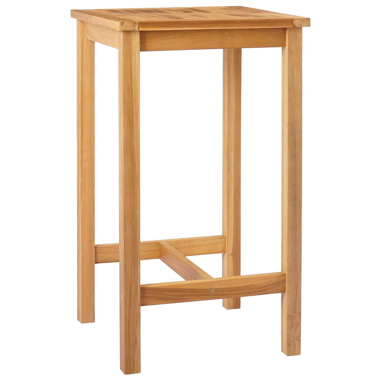 Tavolo da bar Naturale 60 x 60 x 105 cm Teak massello | homemem39