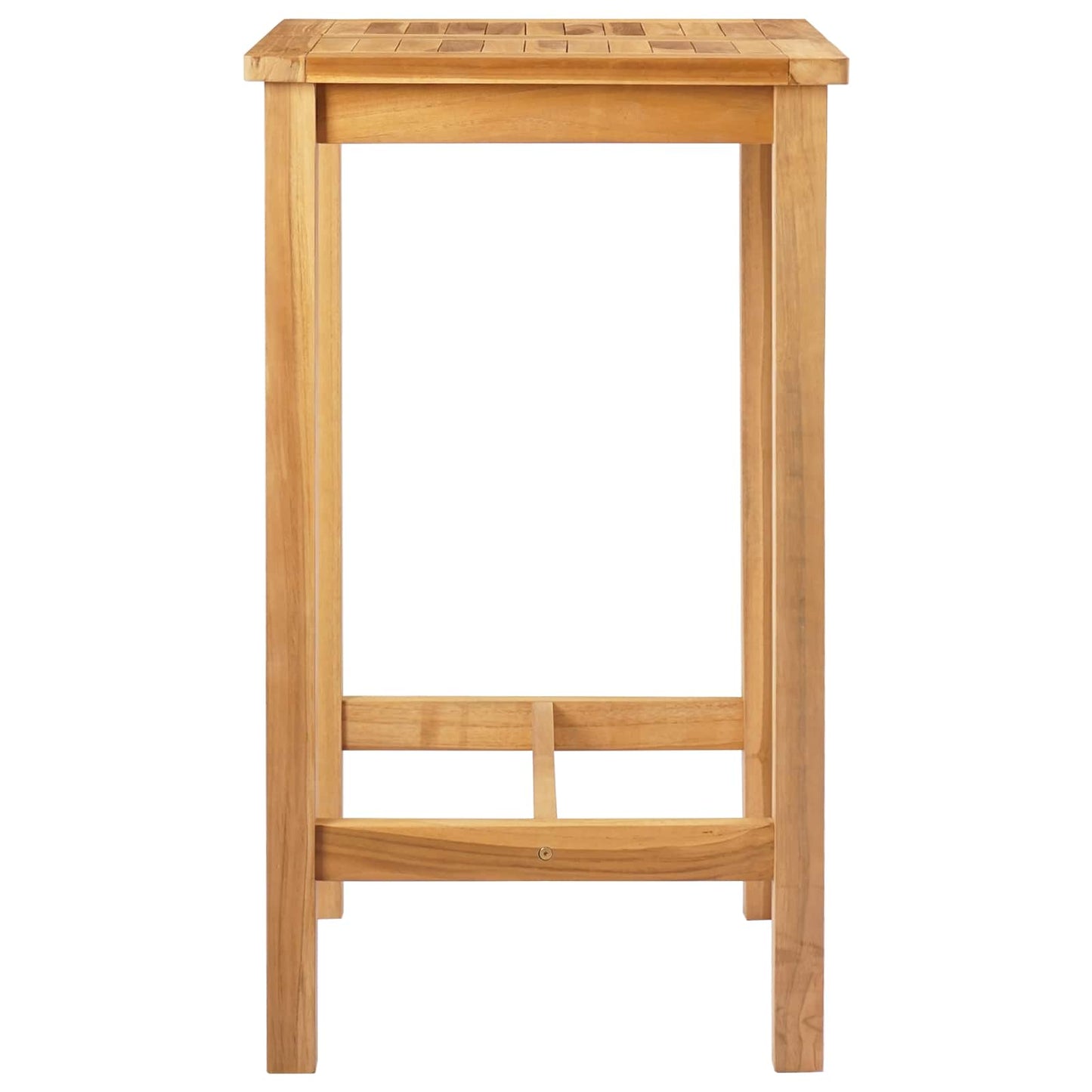Tavolo da bar Naturale 60 x 60 x 105 cm Teak massello | homemem39