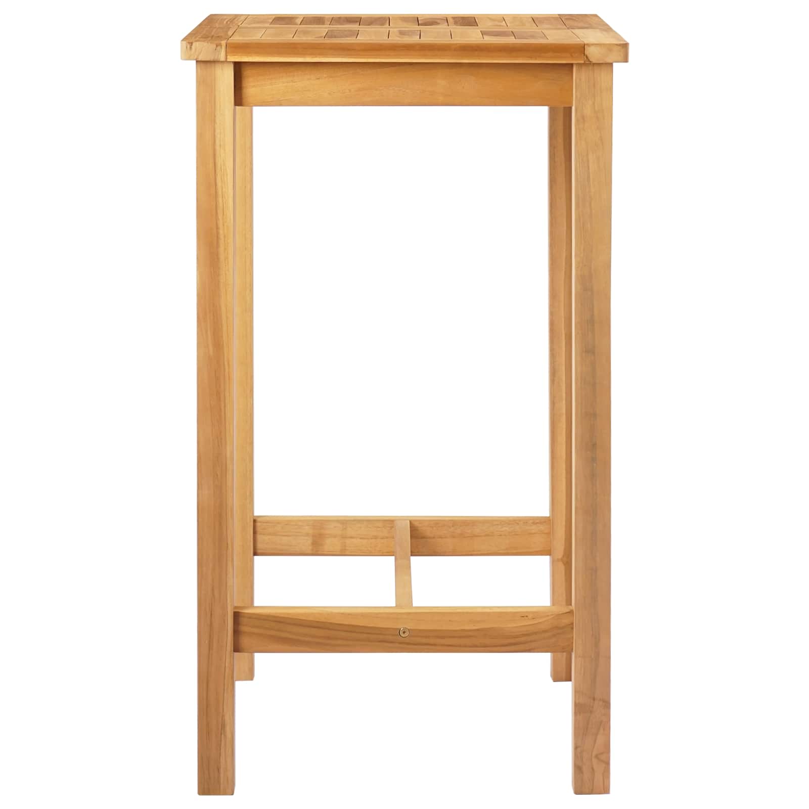 Tavolo da bar Naturale 60 x 60 x 105 cm Teak massello | homemem39