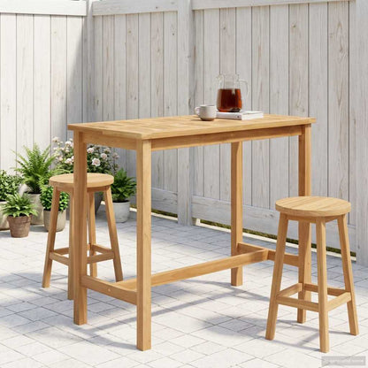 Tavolo da bar Naturale 110 x 60 x 105 cm Teak massello | homemem39