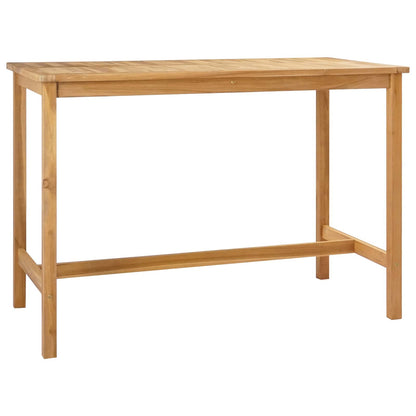 Tavolo da bar Naturale 150 x 75 x 105 cm Legno di teak solido | homemem39