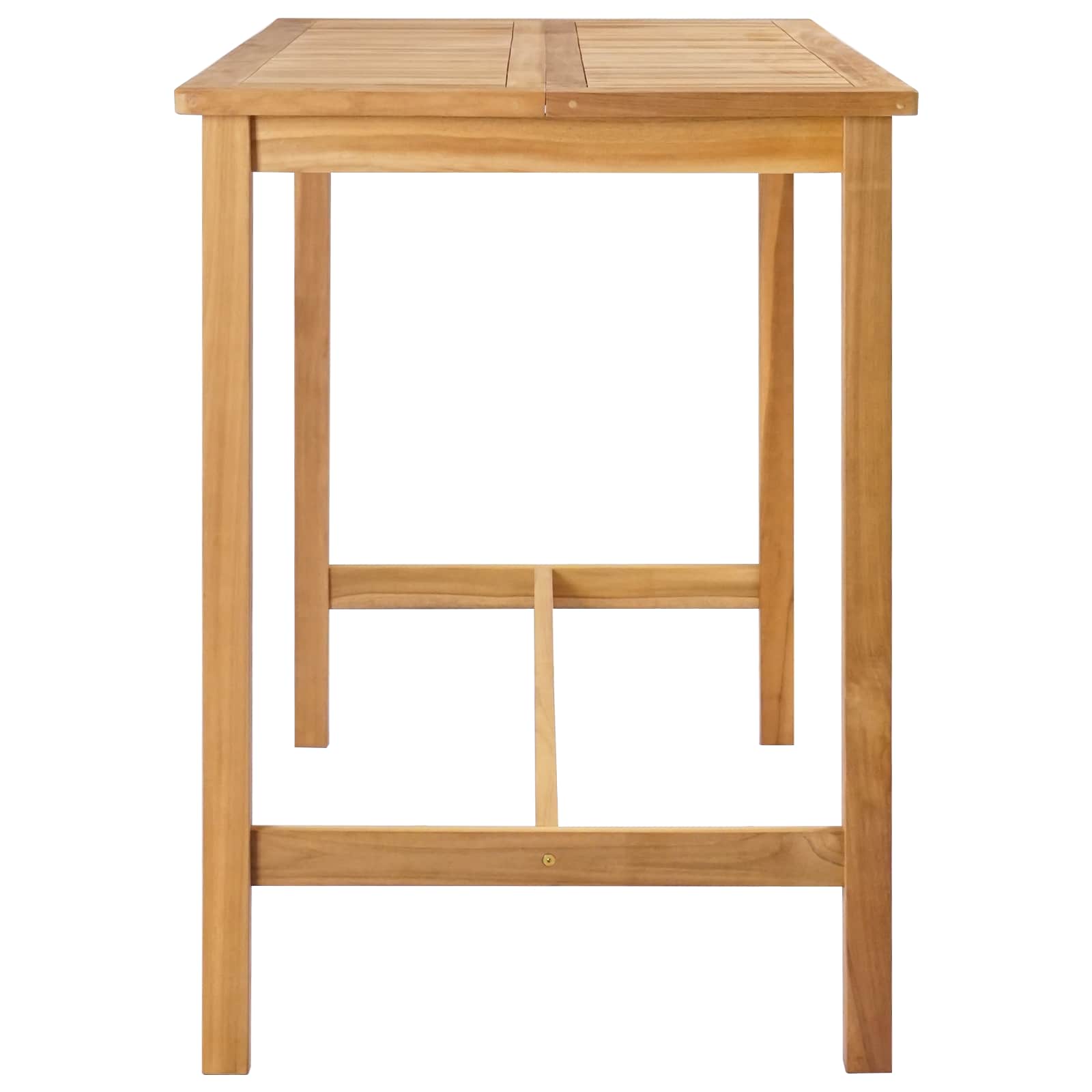 Tavolo da bar Naturale 150 x 75 x 105 cm Legno di teak solido | homemem39