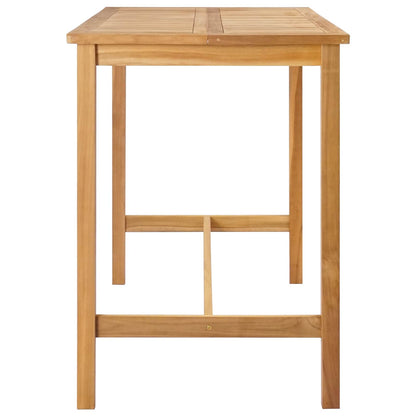 Tavolo da bar Naturale 150 x 75 x 105 cm Legno di teak solido | homemem39