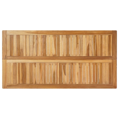 Tavolo da bar Naturale 150 x 75 x 105 cm Legno di teak solido | homemem39