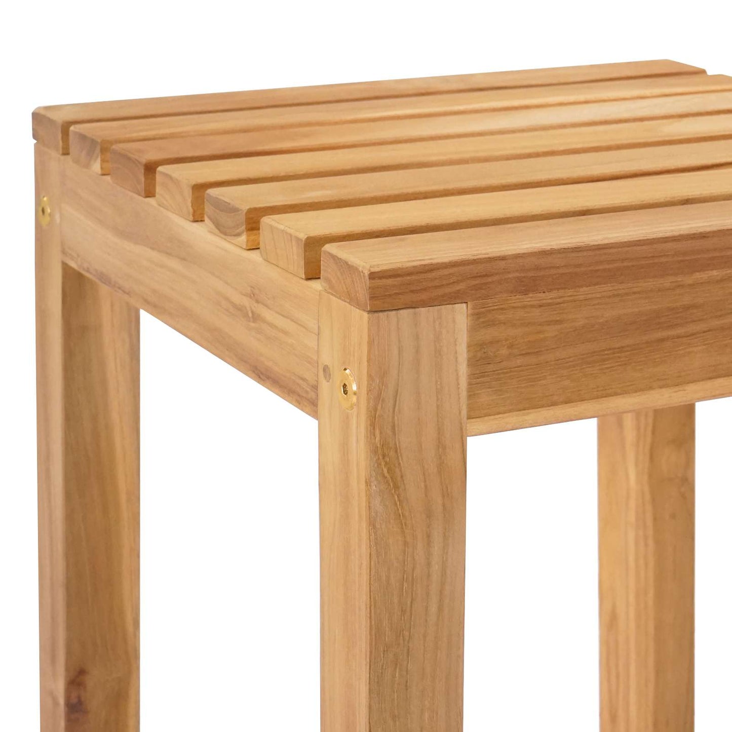 Sgabello da bar 4 pcs Marrone Legno di teak solido | homemem39