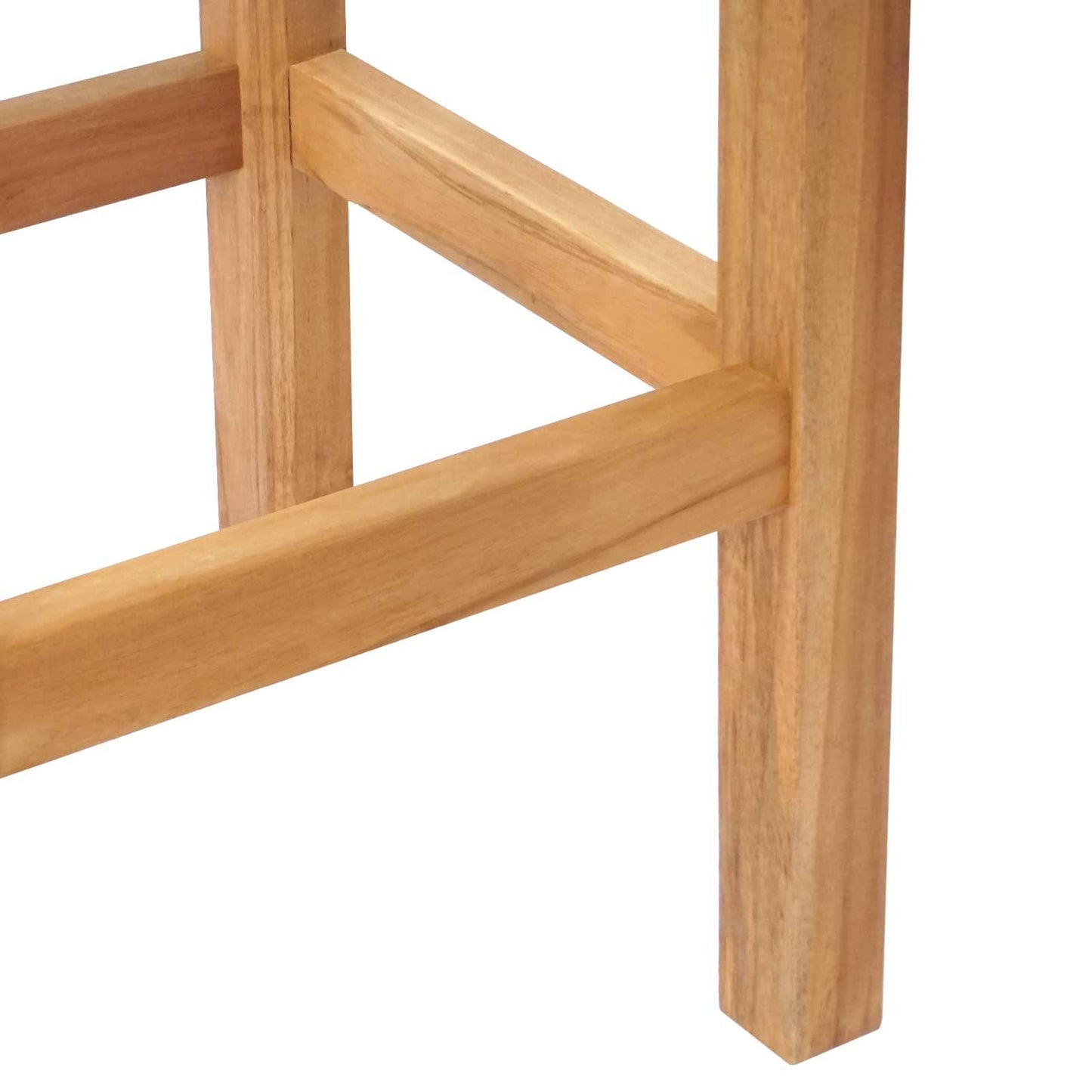 Sgabello da bar 4 pcs Marrone Legno di teak solido | homemem39