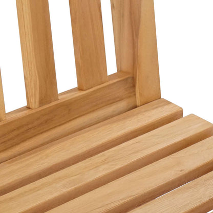 Sgabello da bar 2 pcs Marrone Legno di teak solido | homemem39