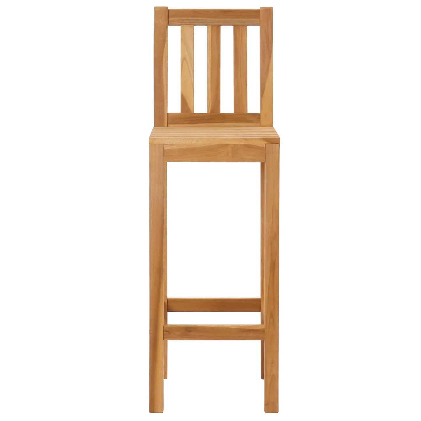 Sgabello da bar 2 pcs Marrone Legno di teak solido | homemem39