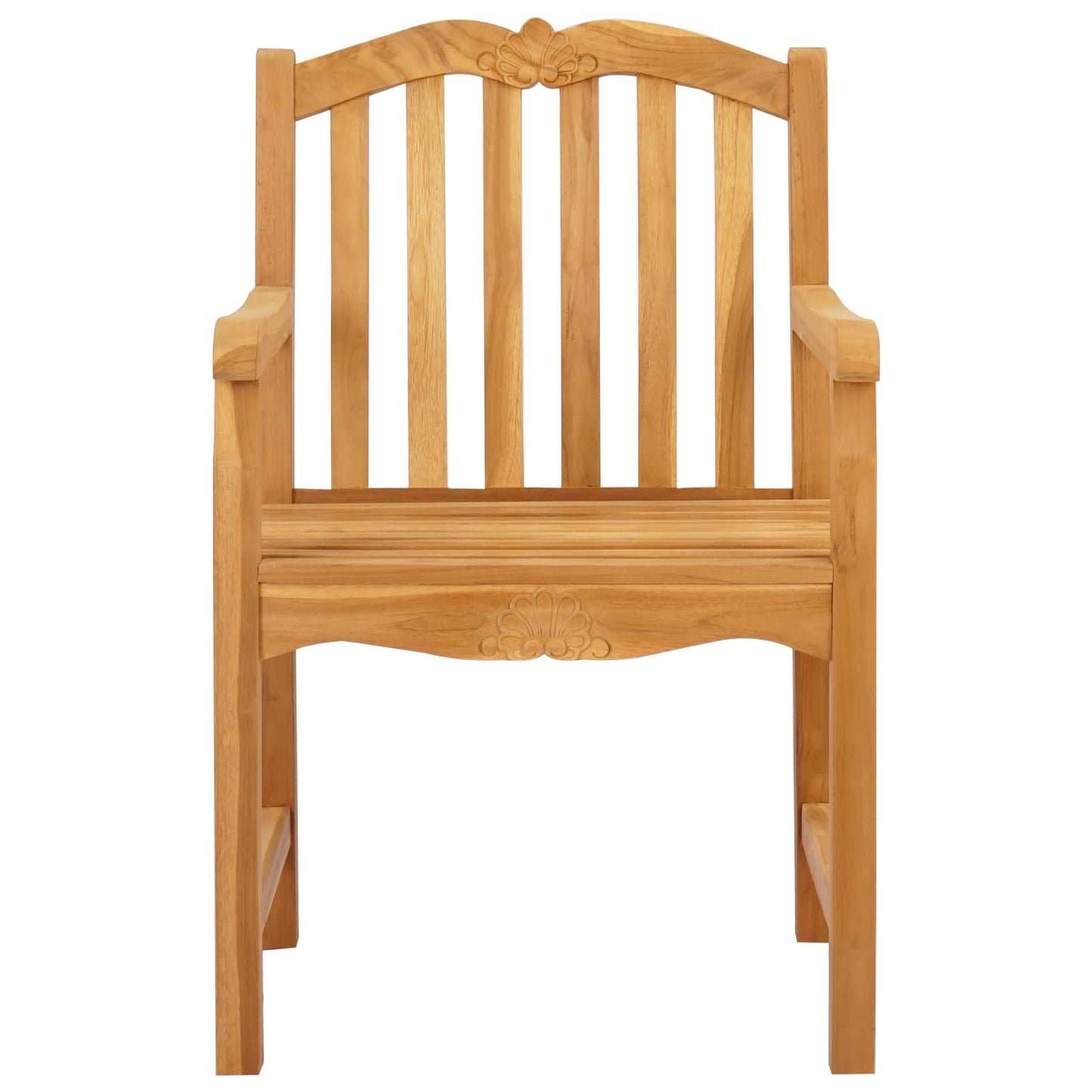 Sedia da Giardino 2 pcs Naturale 58 x 60 x 93 cm | homemem39
