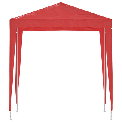 Tenda Party 200 x 200 x 240 cm Rosso PE e Acciaio
