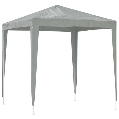 Tenda Party 200 x 200 x 240 cm Grigio Chiaro PE e Acciaio | homemem39