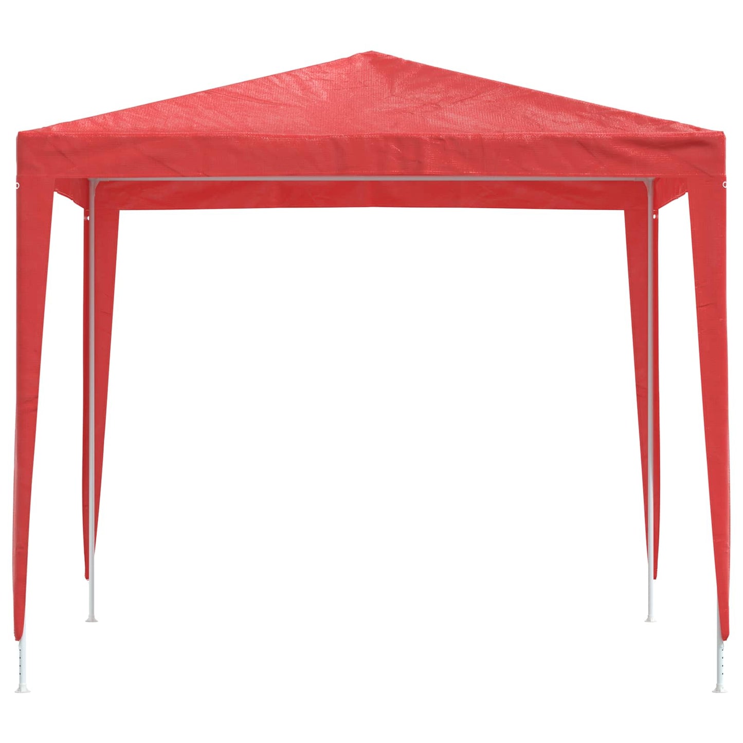 Tenda Party 250 x 250 x 240 cm Rosso PE e Acciaio | homemem39