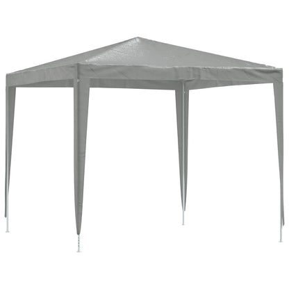 Tenda Party 250 x 250 x 240 cm Grigio Chiaro PE e Acciaio | homemem39