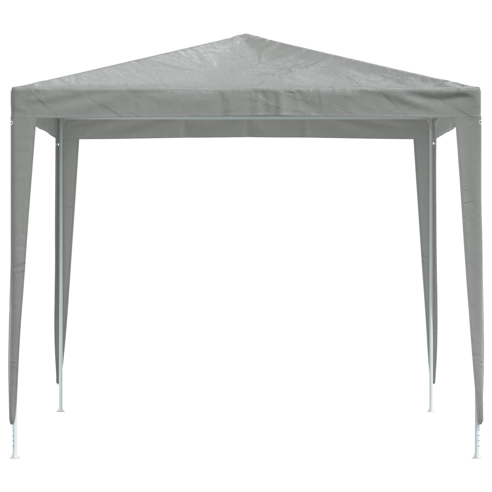 Tenda Party 250 x 250 x 240 cm Grigio Chiaro PE e Acciaio | homemem39