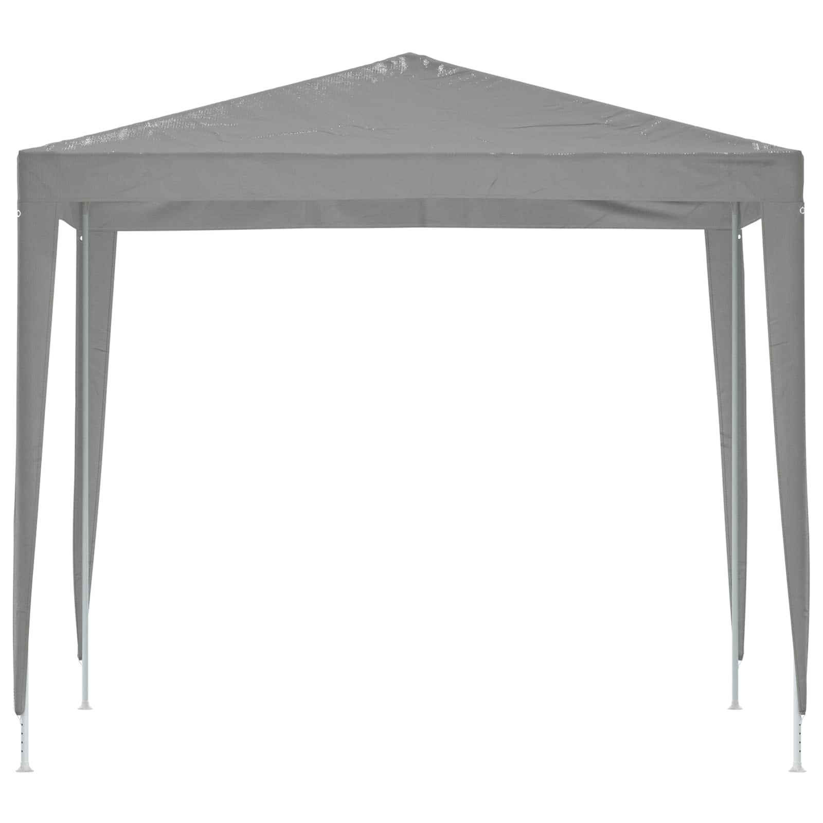 Tenda Party 250 x 250 x 240 cm Grigio Chiaro PE e Acciaio | homemem39