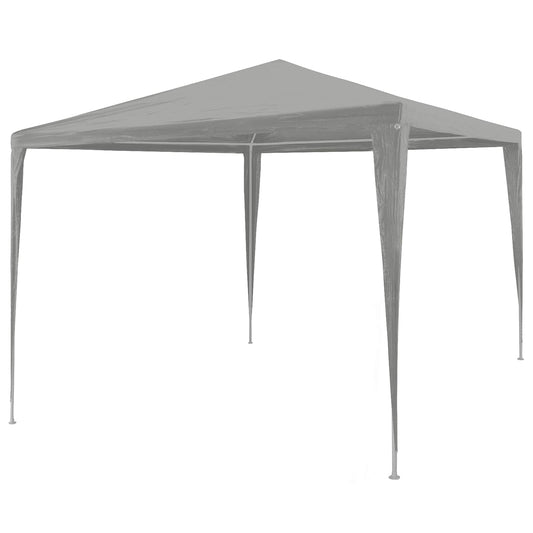 Tenda Party Grigio chiaro 300 x 300 x 255 cm PE e Acciaio