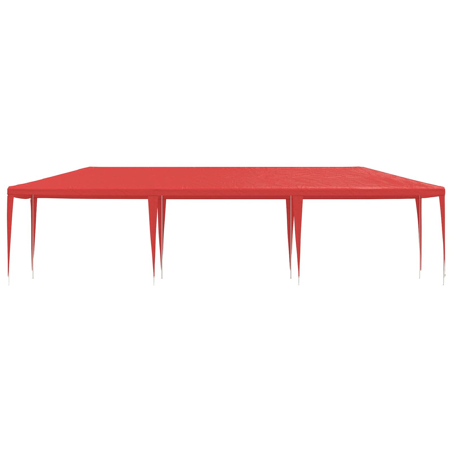 Tenda Party Rosso 900 x 300 x 255 cm PE e Acciaio | homemem39