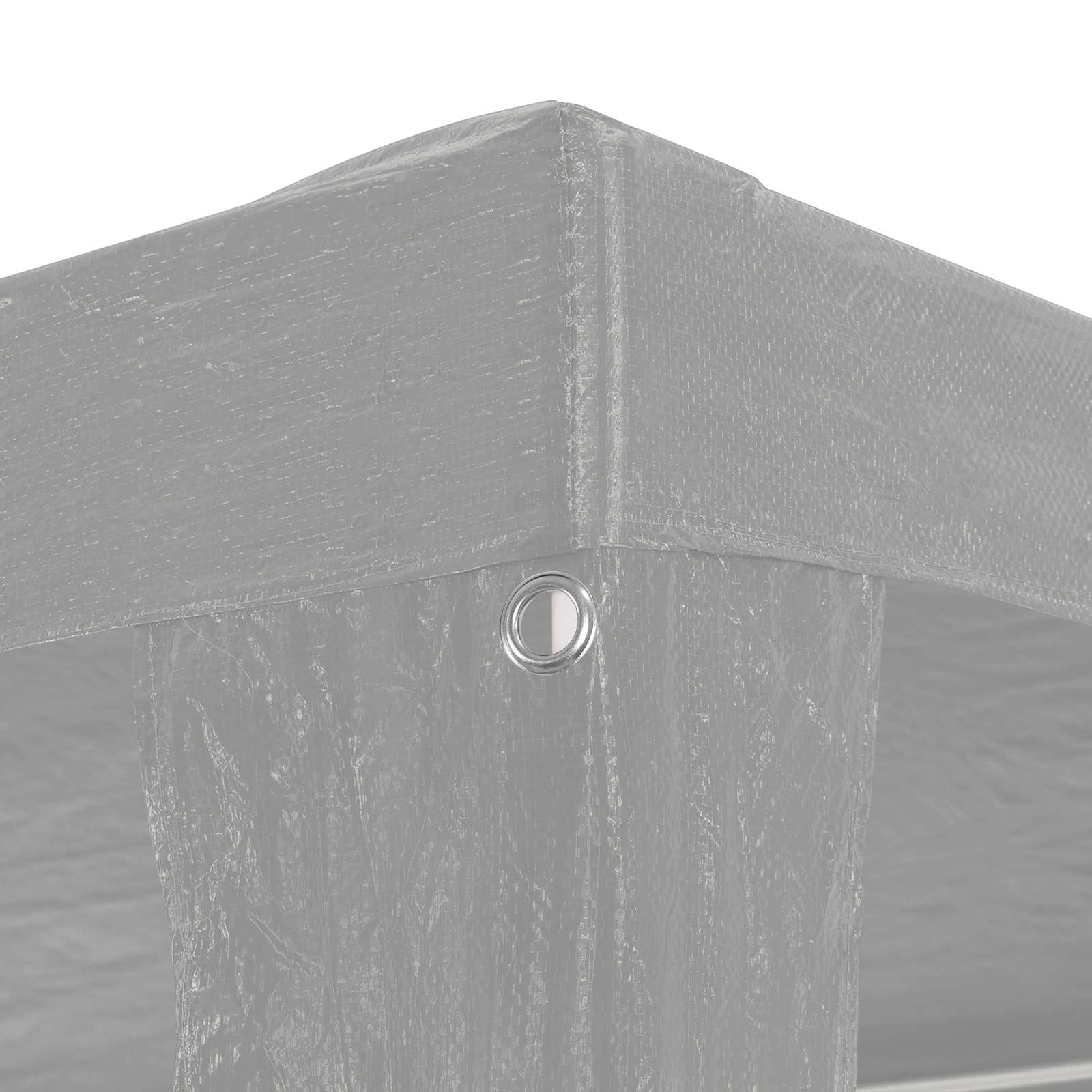 Tenda Party Grigio chiaro 900 x 300 x 255 cm PE e Acciaio | homemem39
